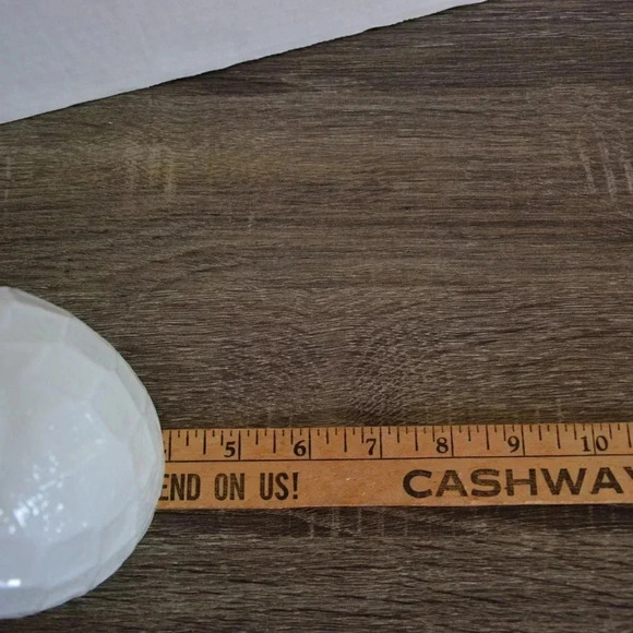 Vtg Milk Glass Pedestal Dish - Picture 4 of 6